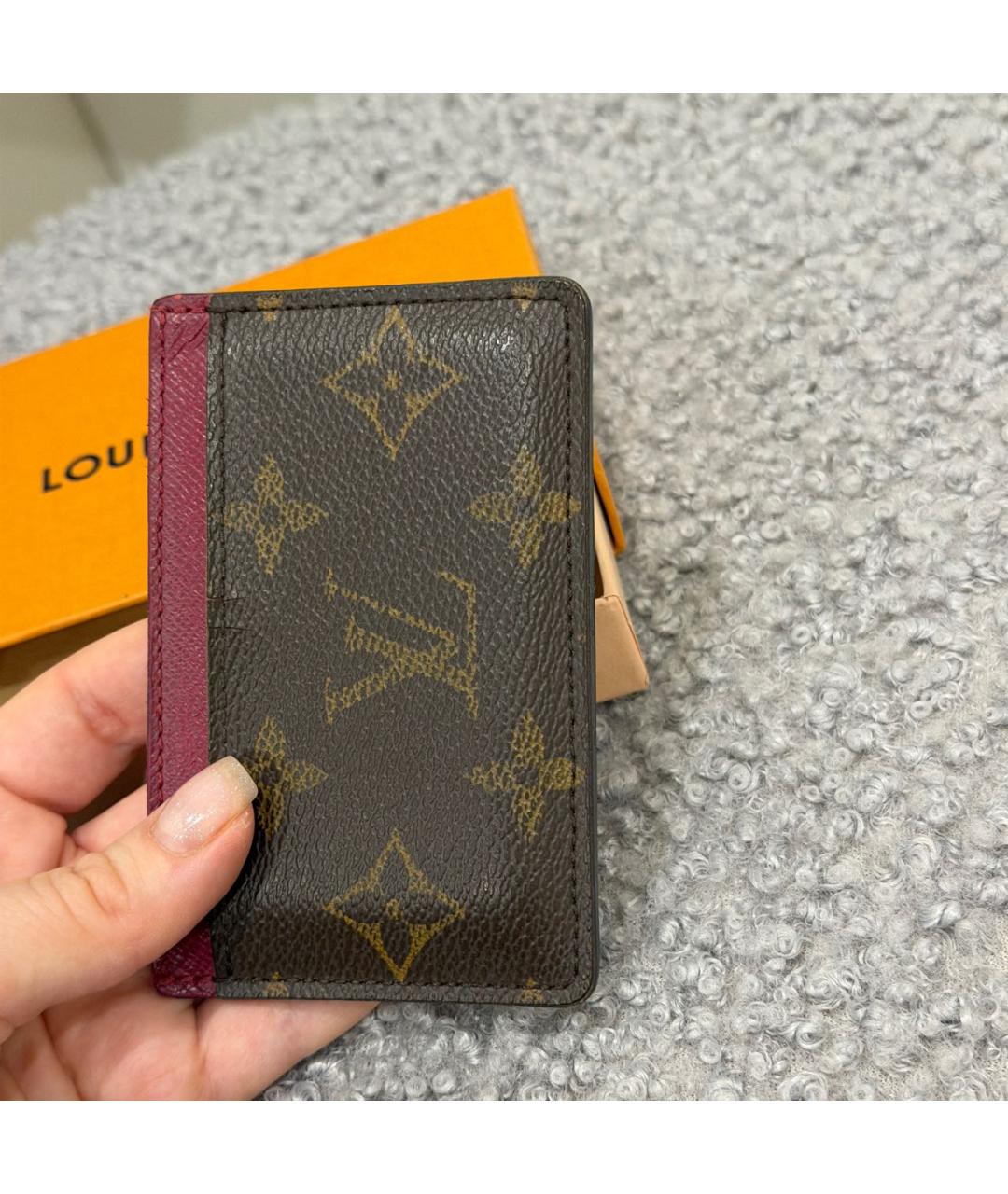 LOUIS VUITTON Розовый кардхолдер, фото 7