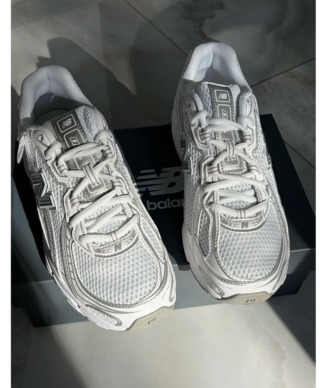 NEW BALANCE Белые текстильные кроссовки, фото 7