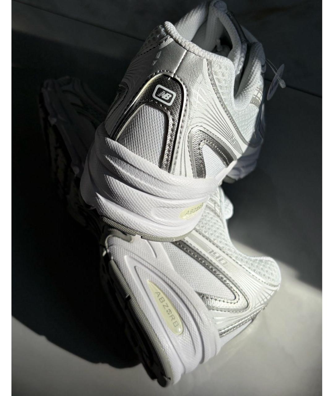 NEW BALANCE Белые текстильные кроссовки, фото 6