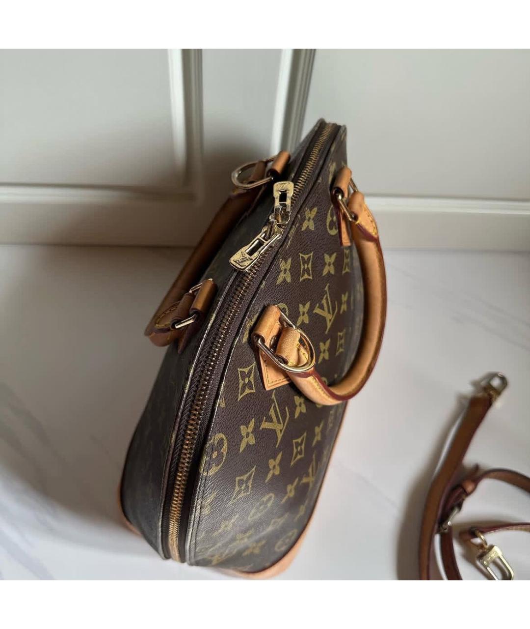 LOUIS VUITTON Коричневая сумка через плечо, фото 4