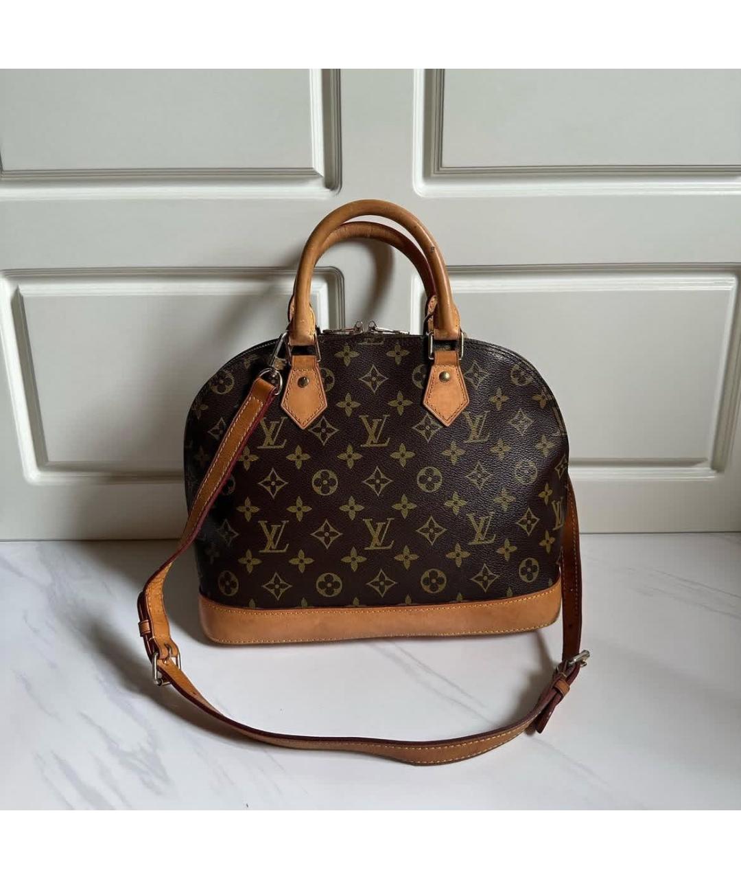 LOUIS VUITTON Коричневая сумка через плечо, фото 6