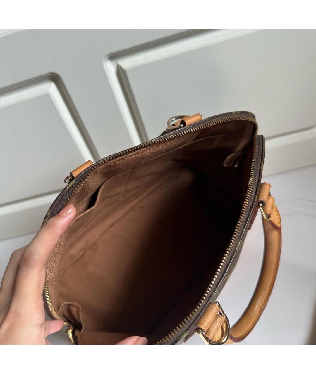 LOUIS VUITTON Коричневая сумка через плечо, фото 5