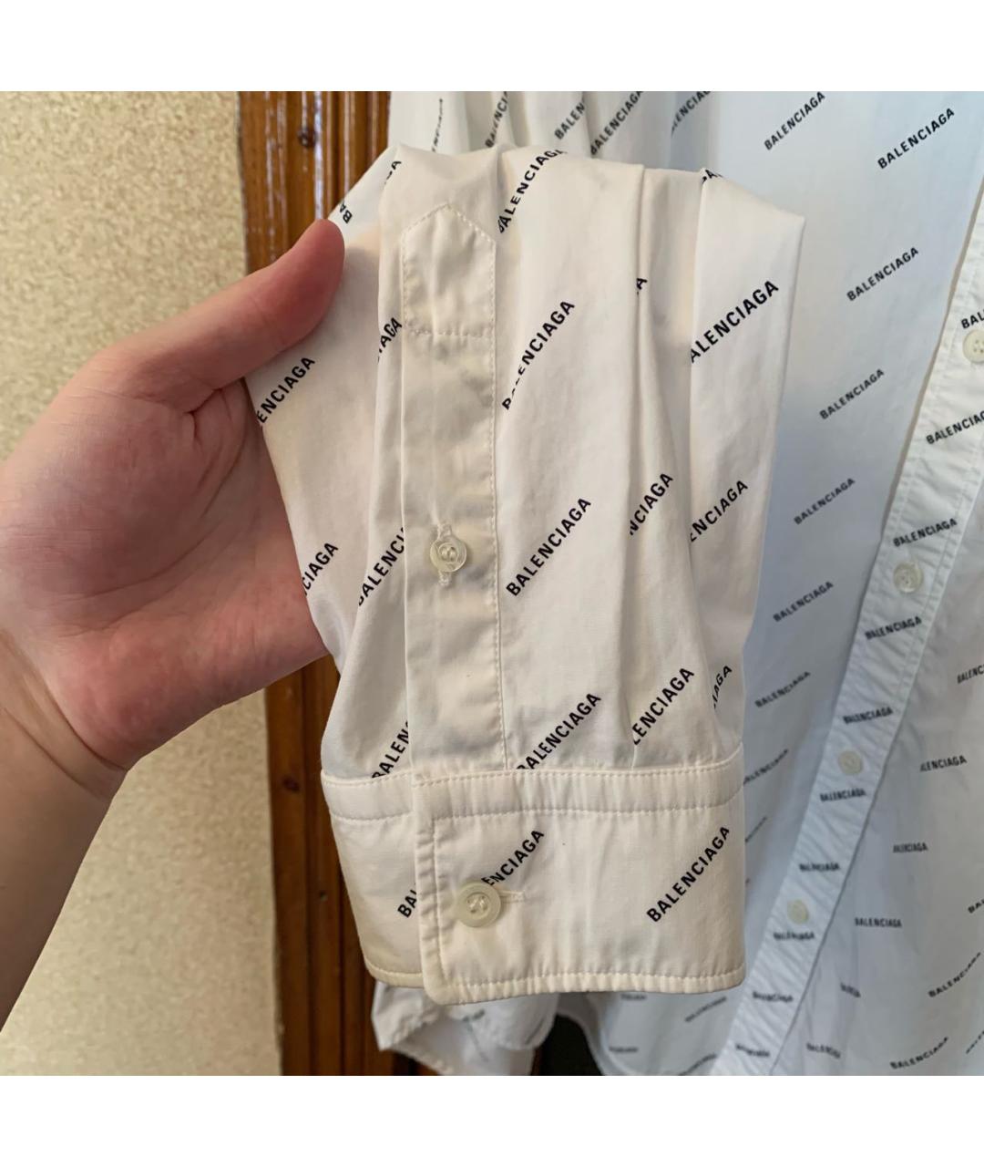 BALENCIAGA Хлопковая рубашка, фото 4