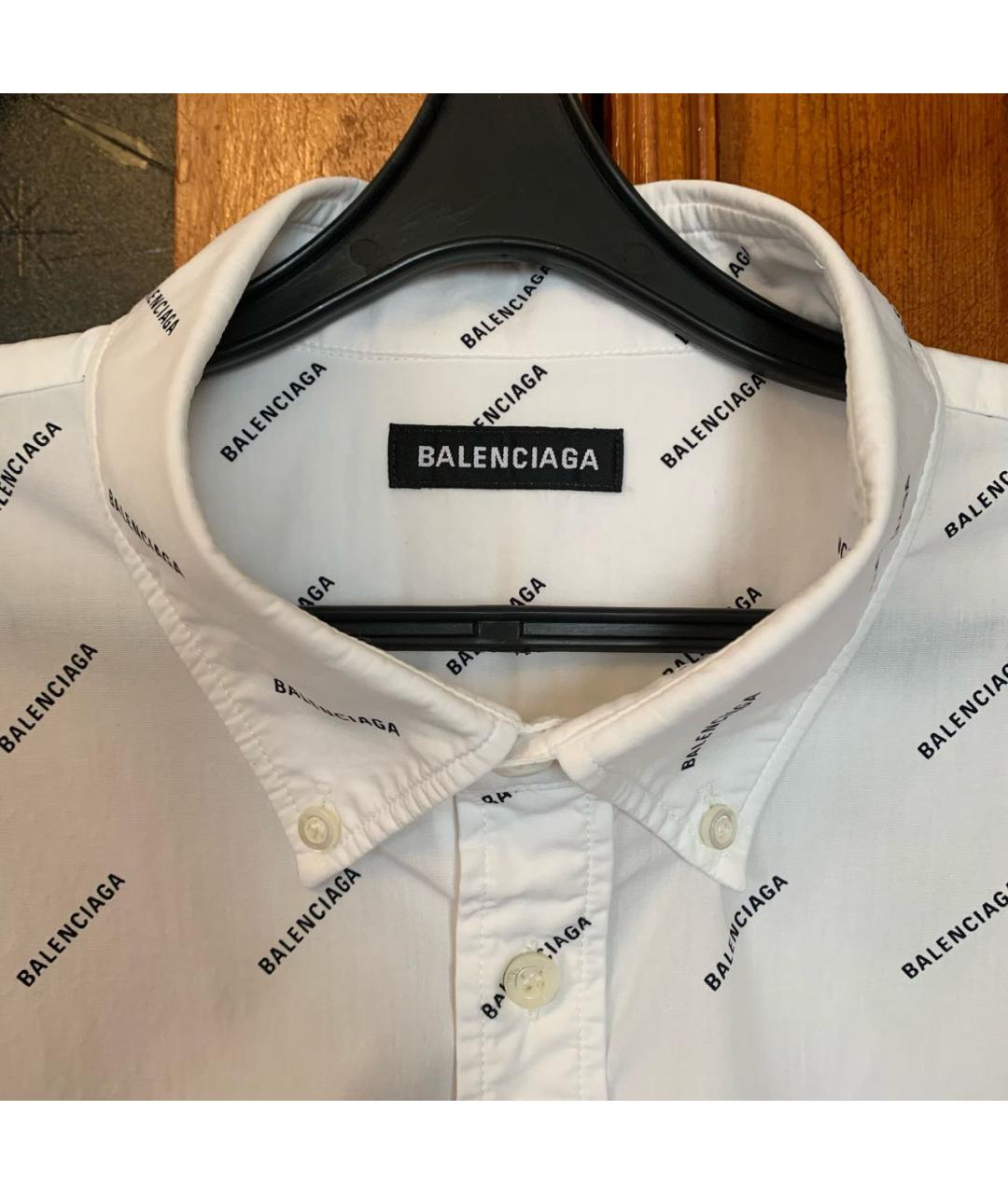 BALENCIAGA Хлопковая рубашка, фото 3