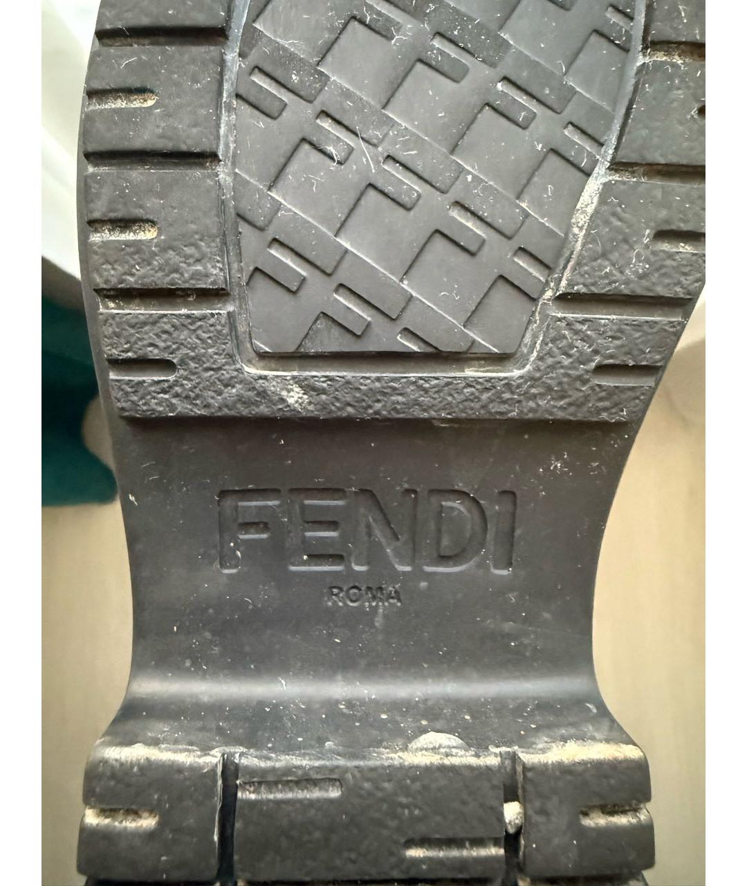 FENDI Черные ботинки, фото 6