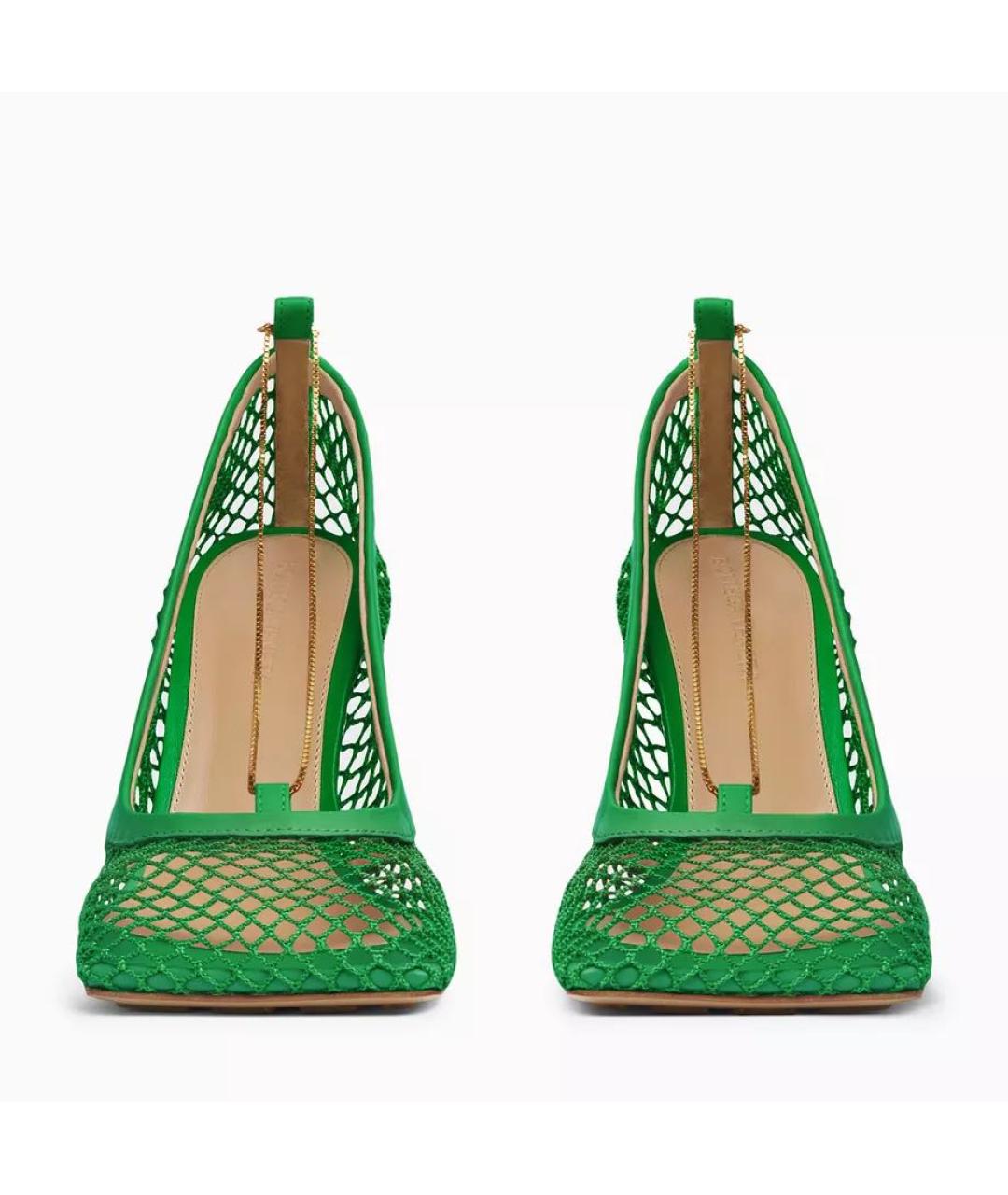 BOTTEGA VENETA Зеленые босоножки, фото 3