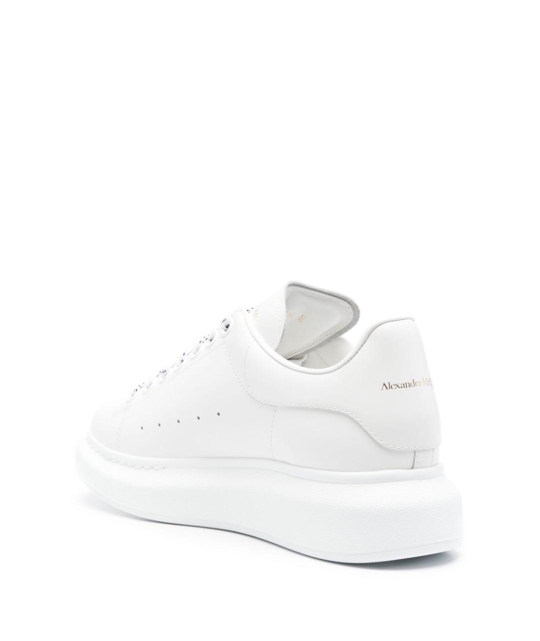 ALEXANDER MCQUEEN Белые кожаные кеды, фото 2