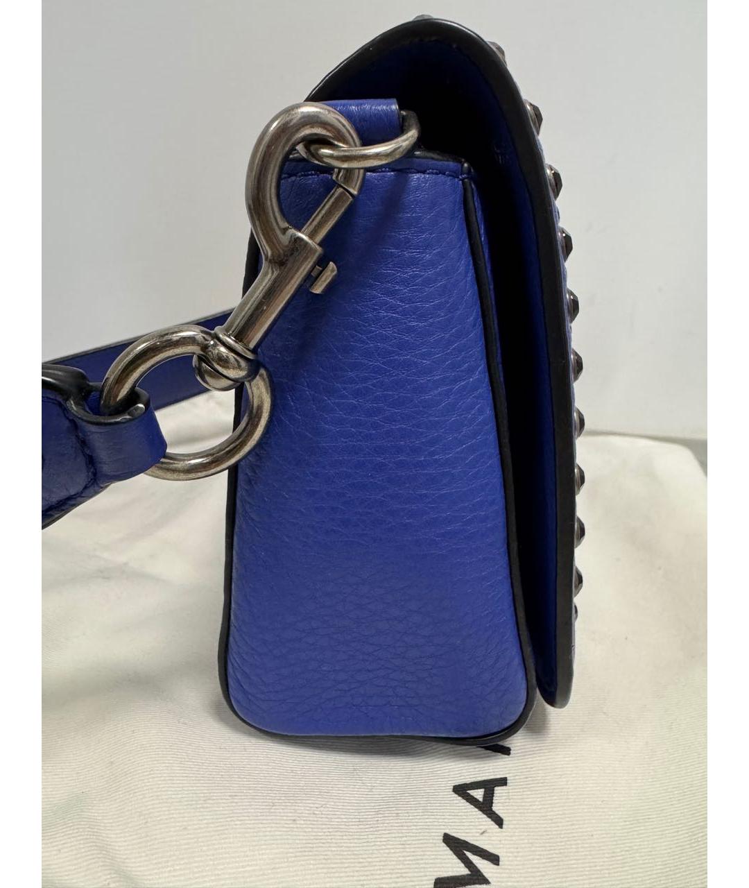 MARC JACOBS Синяя кожаная сумка через плечо, фото 7
