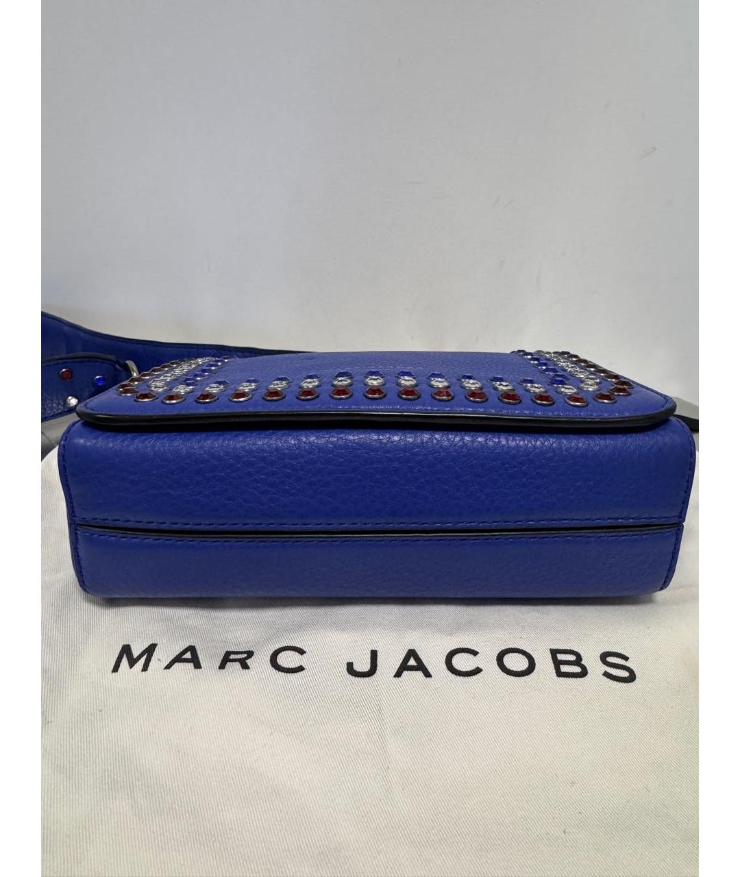 MARC JACOBS Синяя кожаная сумка через плечо, фото 8
