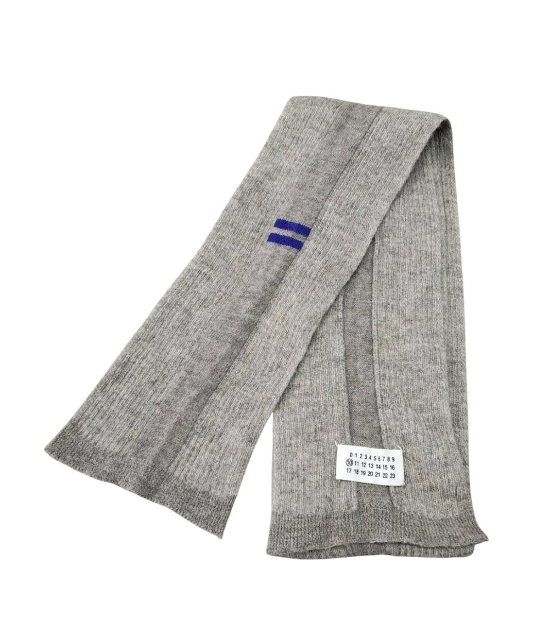 MAISON MARGIELA Серый шарф, фото 1