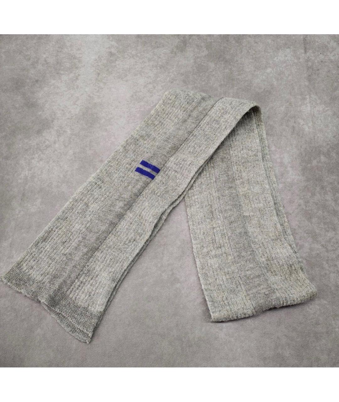 MAISON MARGIELA Серый шарф, фото 6
