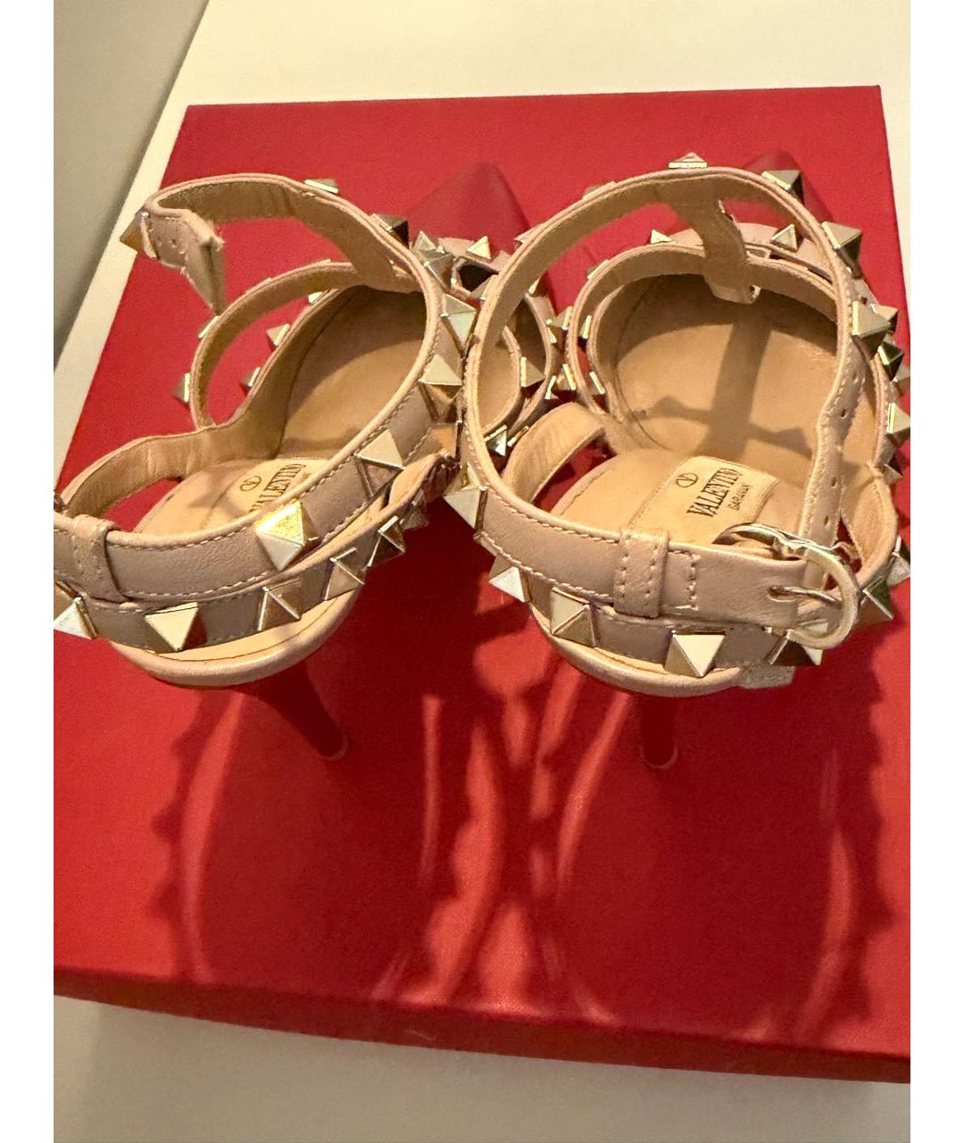 VALENTINO Красные кожаные туфли, фото 3