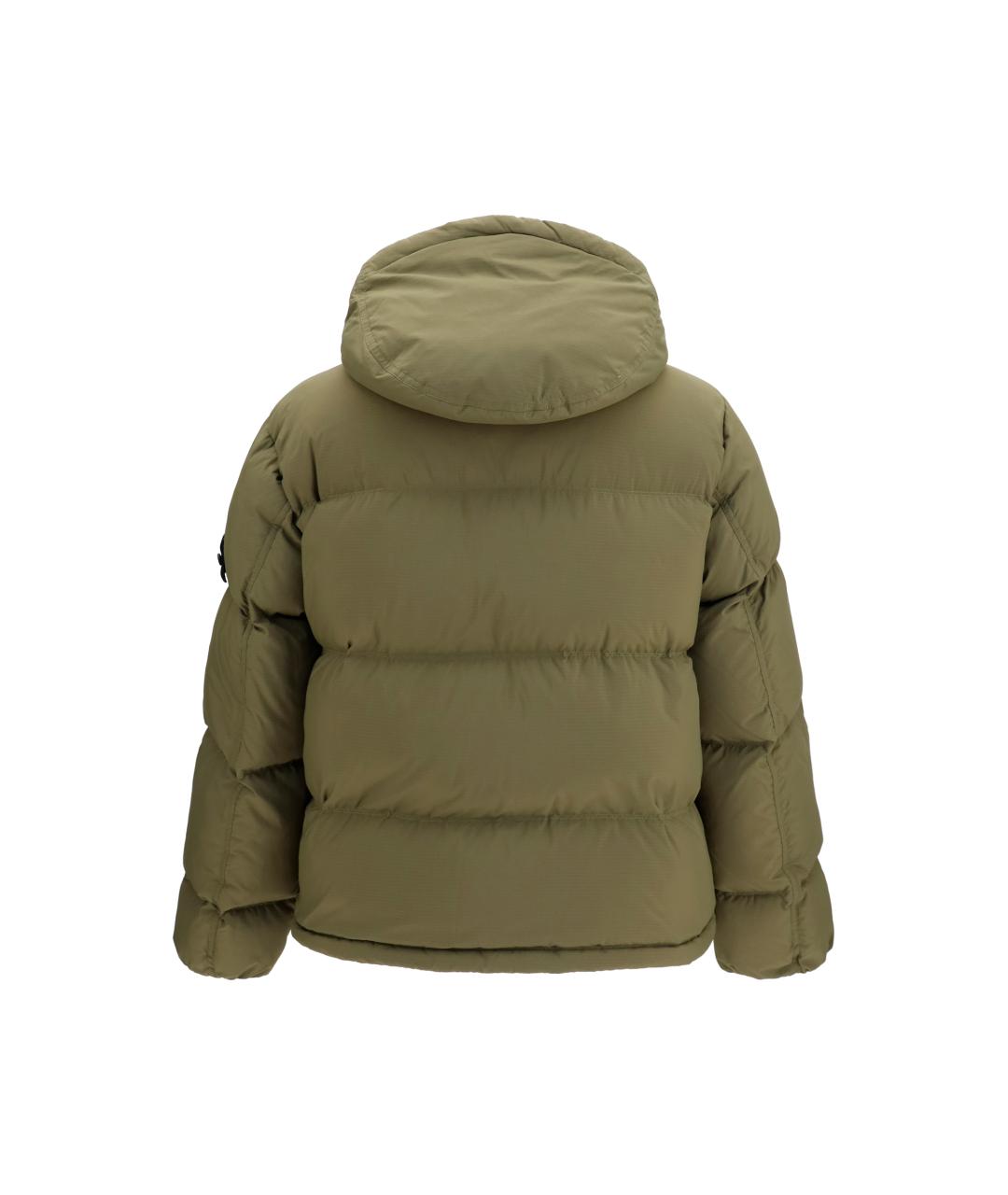 STONE ISLAND Хаки полиамидовая куртка, фото 2