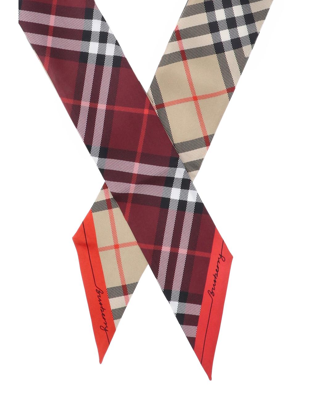 BURBERRY Мульти шелковый шарф, фото 3