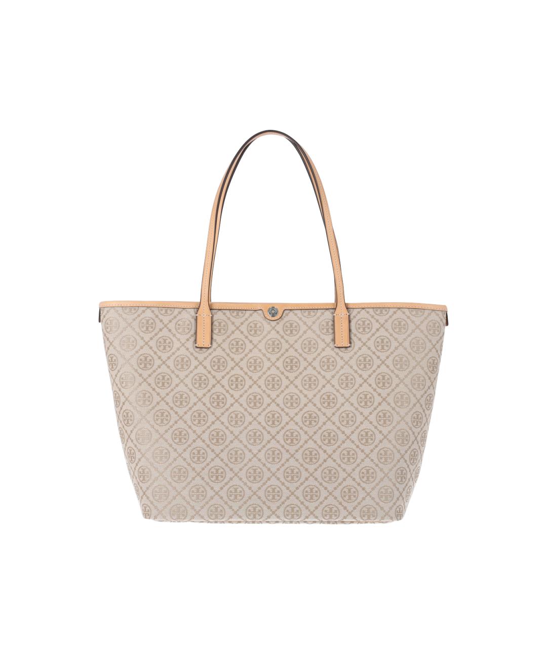 TORY BURCH Белая хлопковая сумка тоут, фото 1