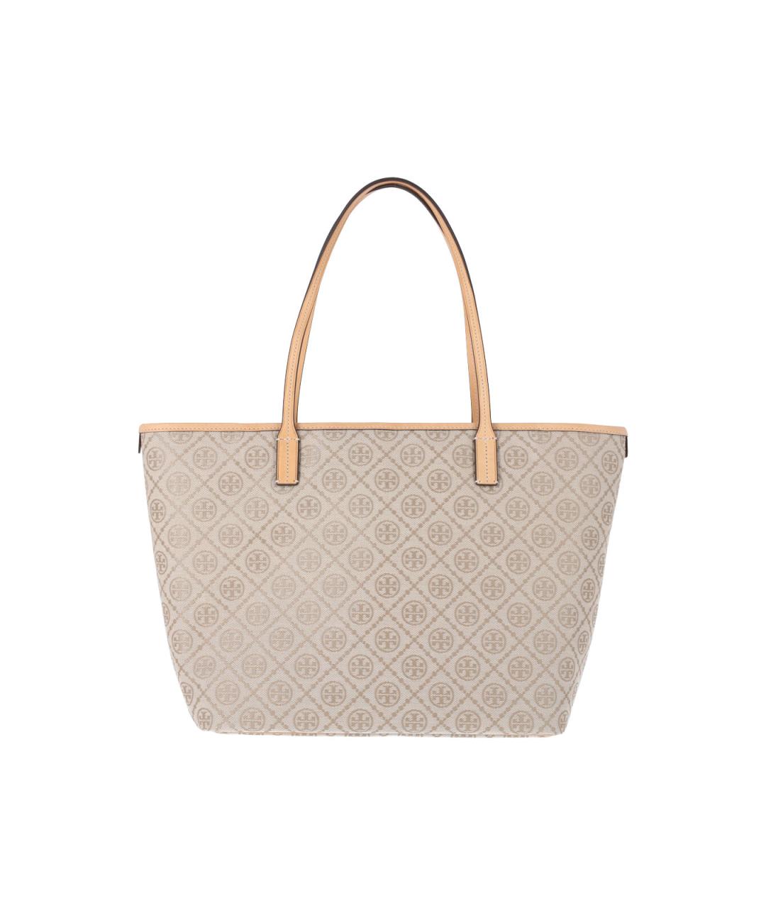 TORY BURCH Белая хлопковая сумка тоут, фото 3
