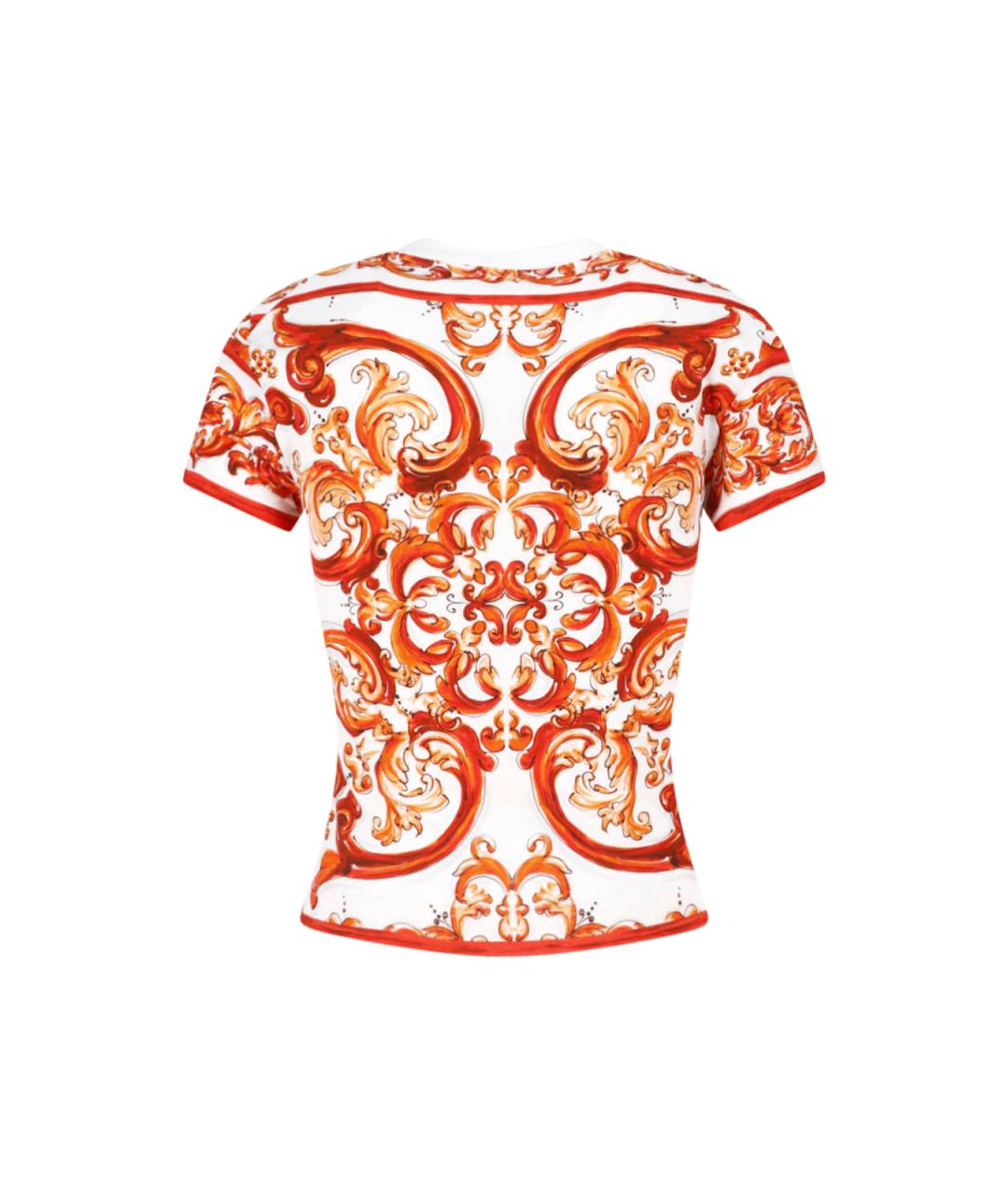DOLCE&GABBANA Мульти хлопковая футболка, фото 2
