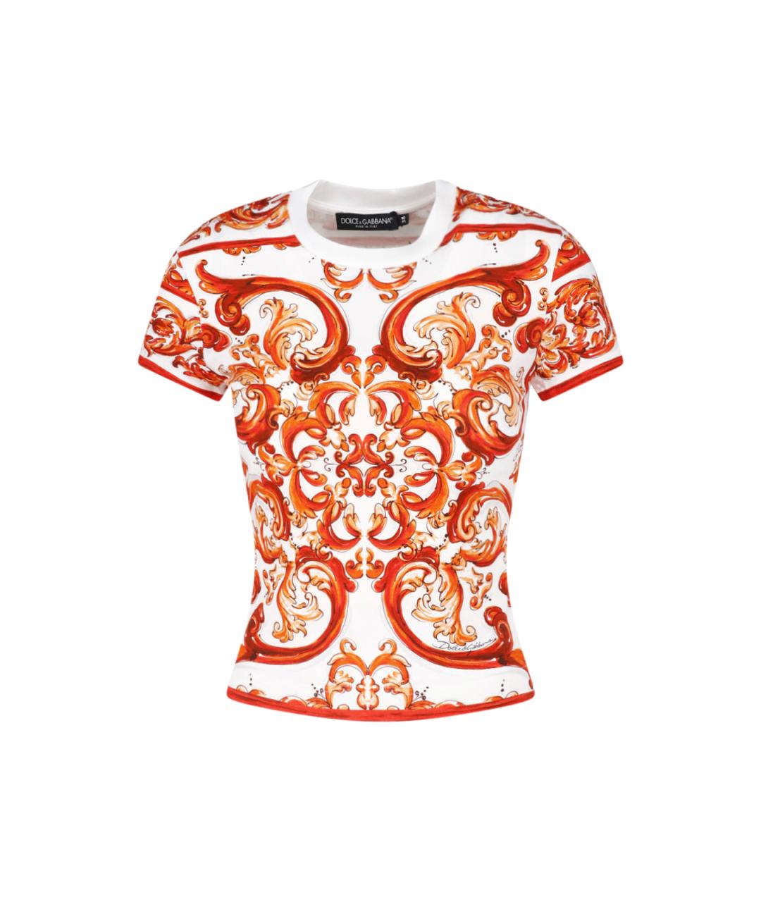 DOLCE&GABBANA Мульти хлопковая футболка, фото 1