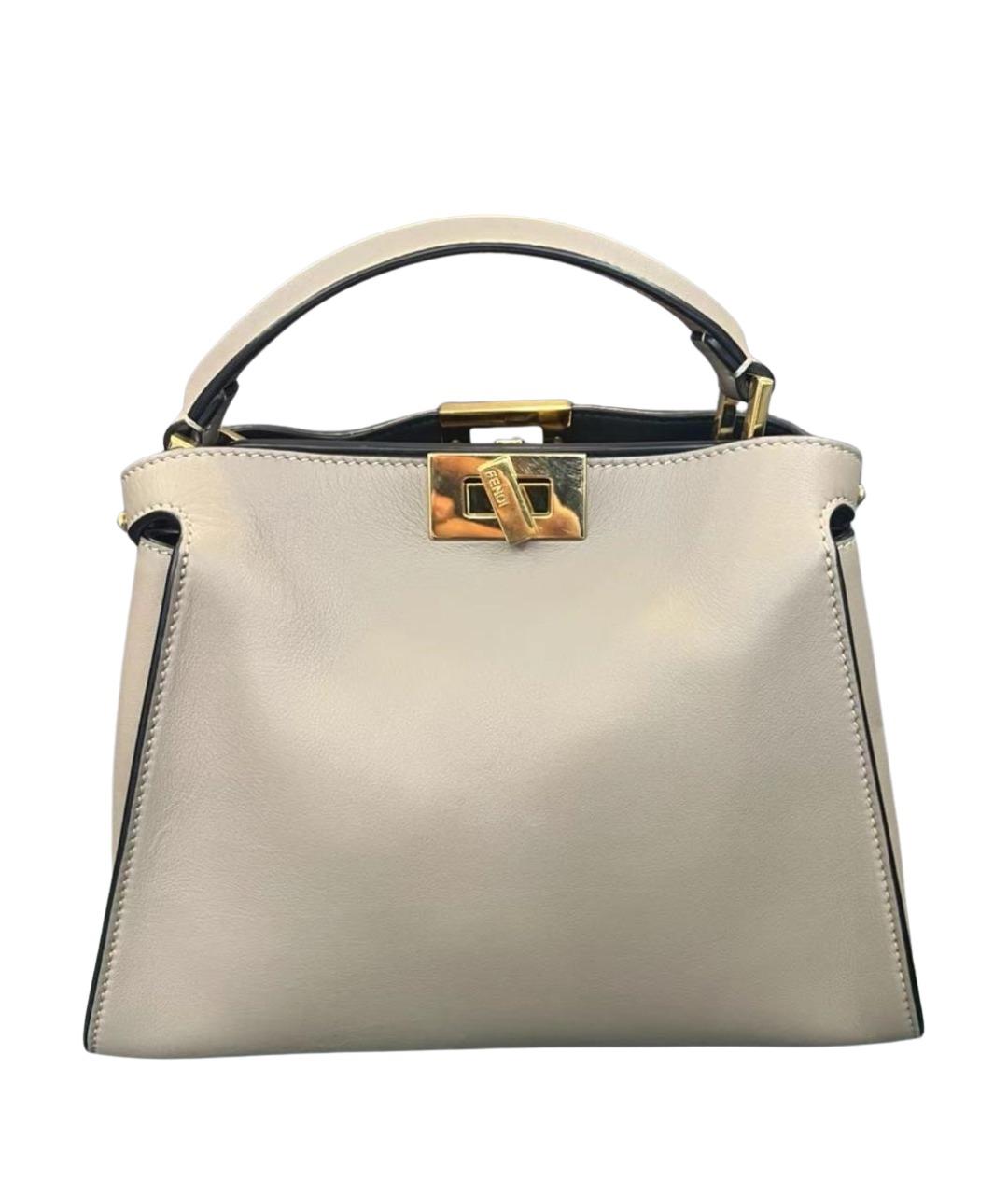 FENDI Белая сумка через плечо, фото 1