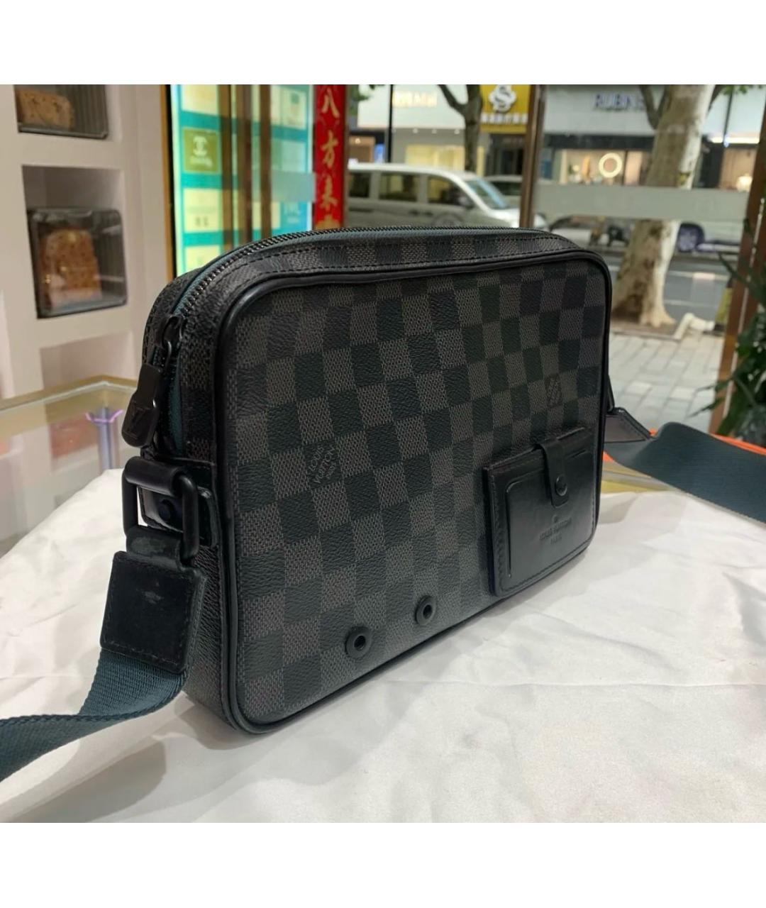 LOUIS VUITTON Черная сумка на плечо, фото 4
