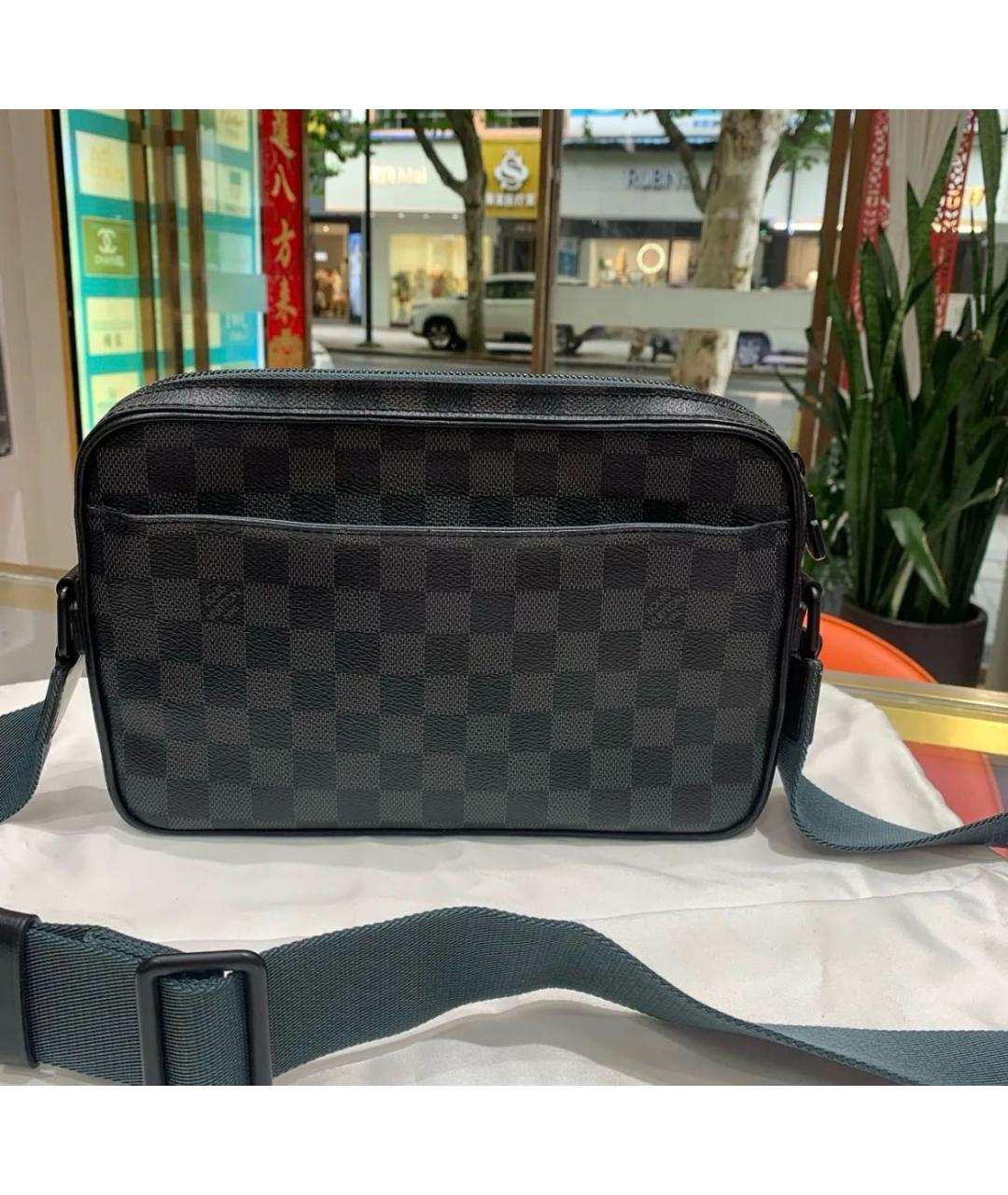 LOUIS VUITTON Черная сумка на плечо, фото 3