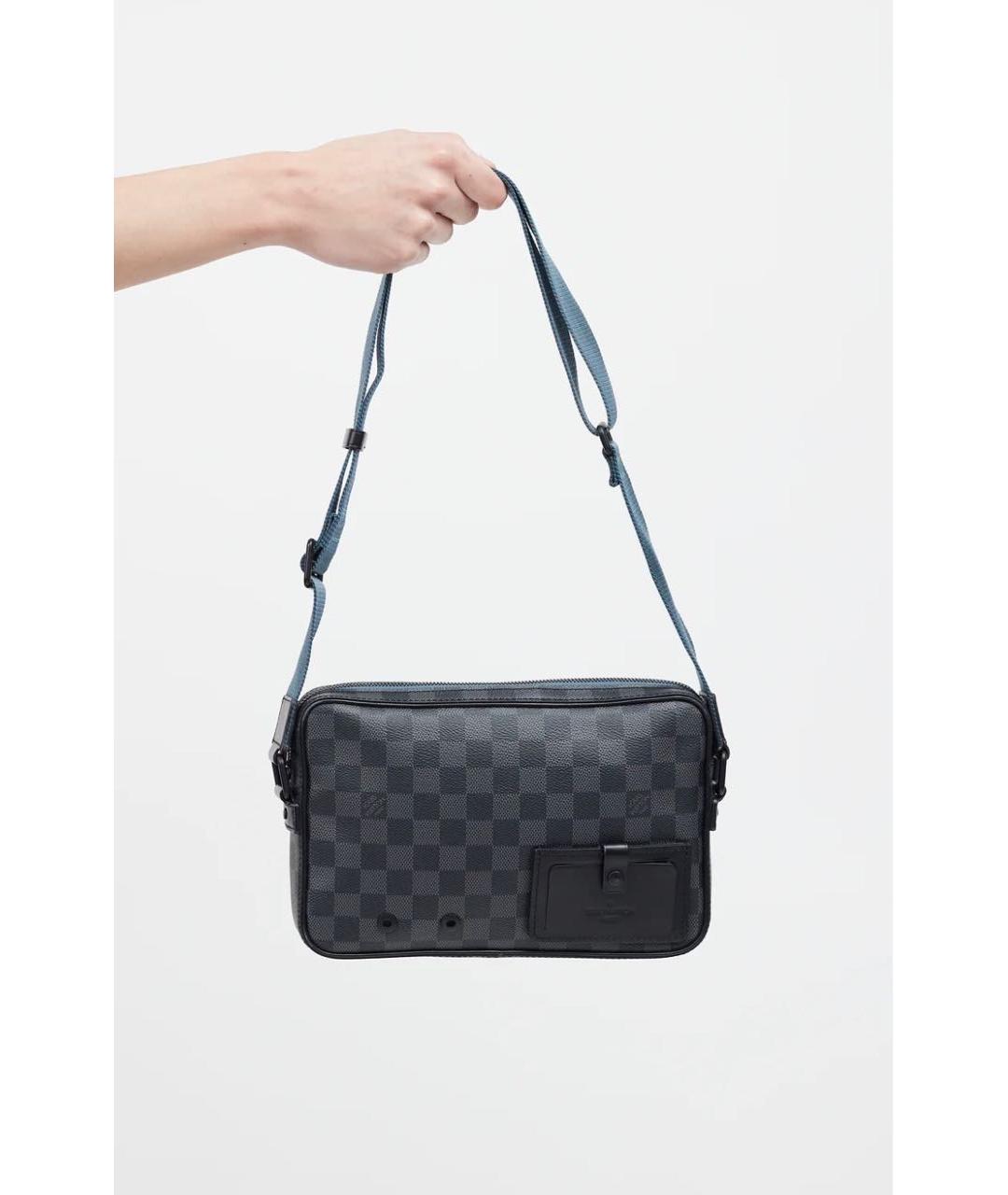 LOUIS VUITTON Черная сумка на плечо, фото 5