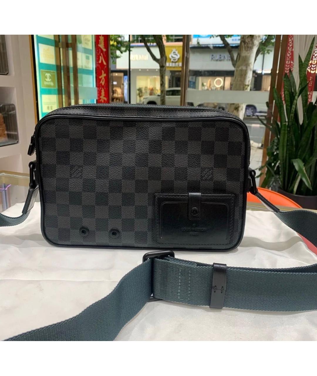 LOUIS VUITTON Черная сумка на плечо, фото 2