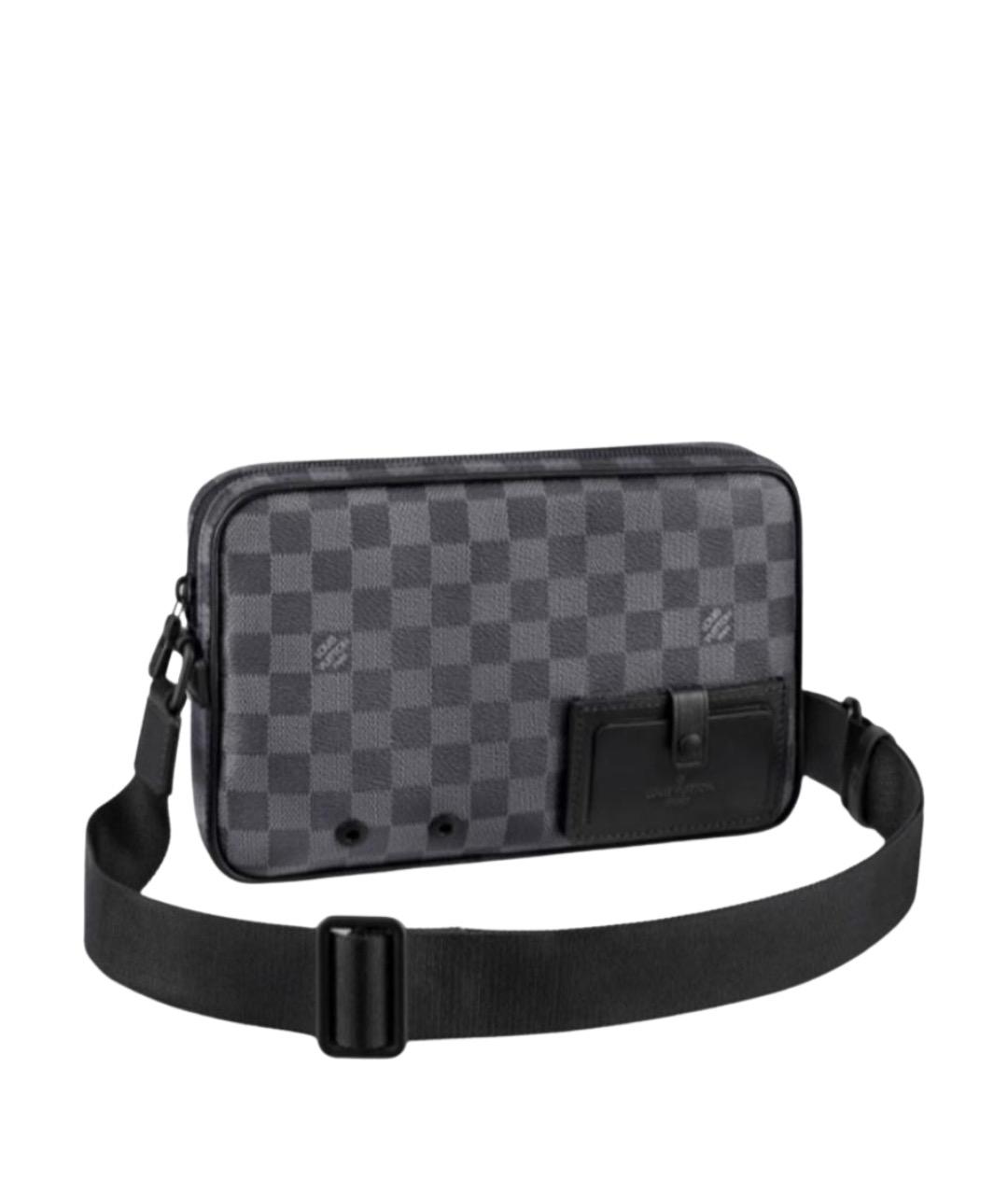 LOUIS VUITTON Черная сумка на плечо, фото 1