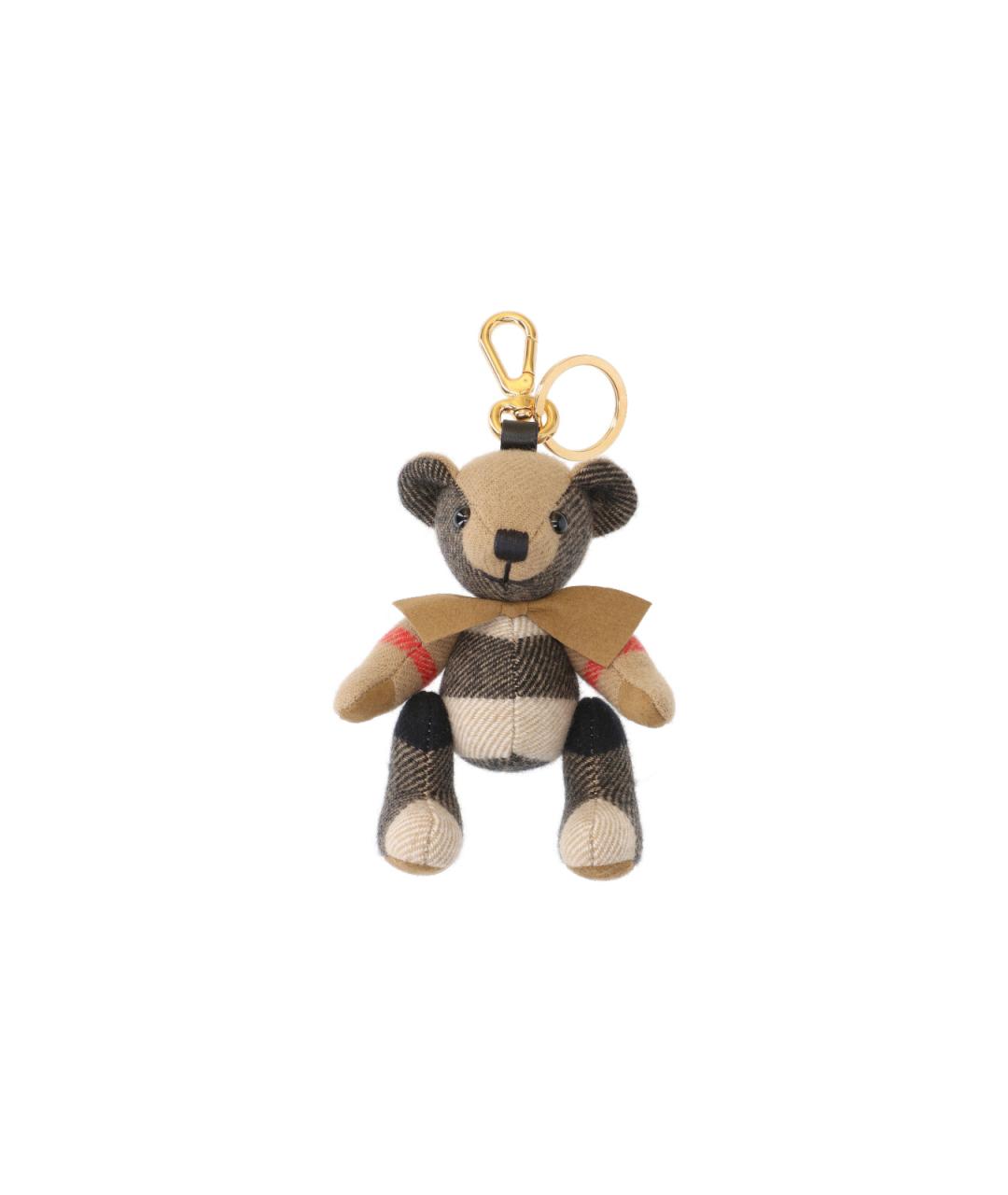 BURBERRY Бежевый брелок, фото 1