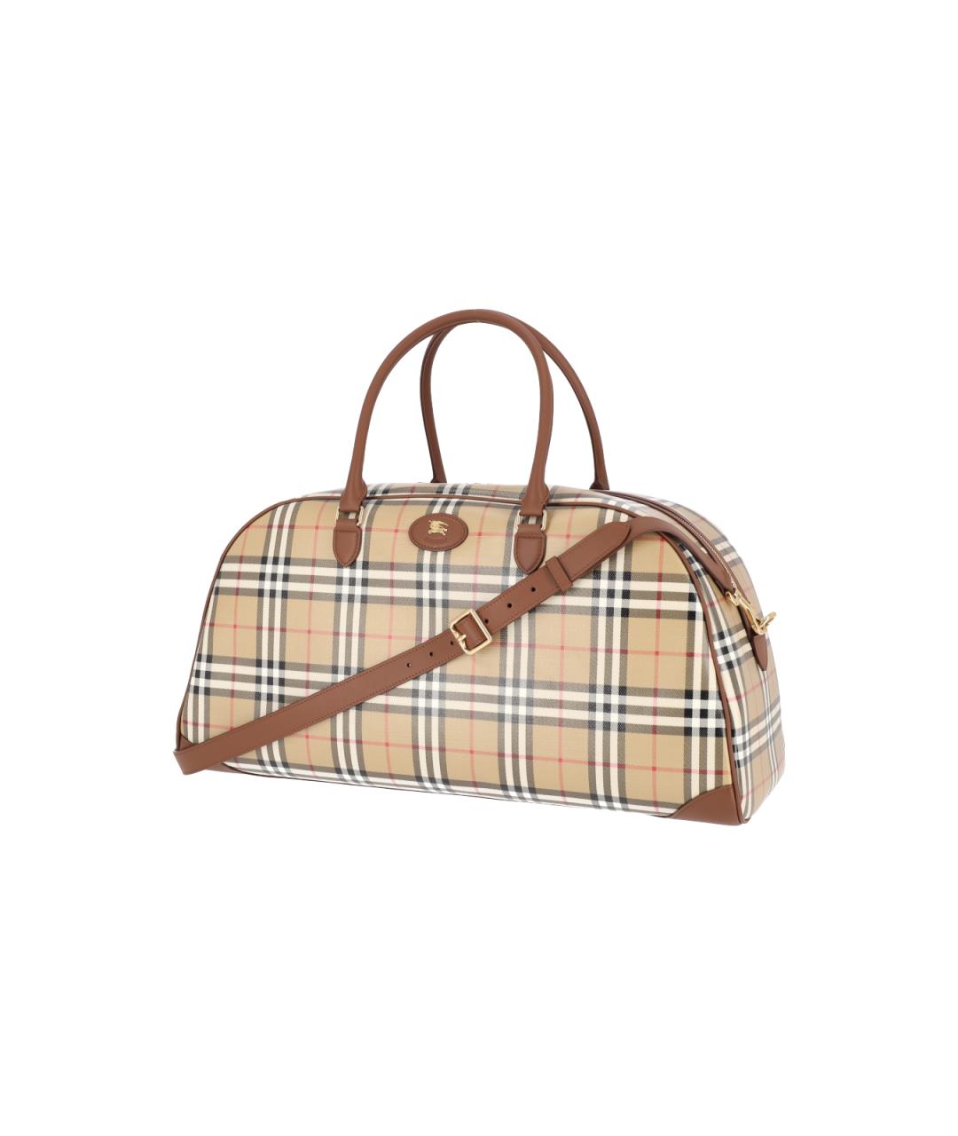 BURBERRY Бежевая хлопковая сумка тоут, фото 2