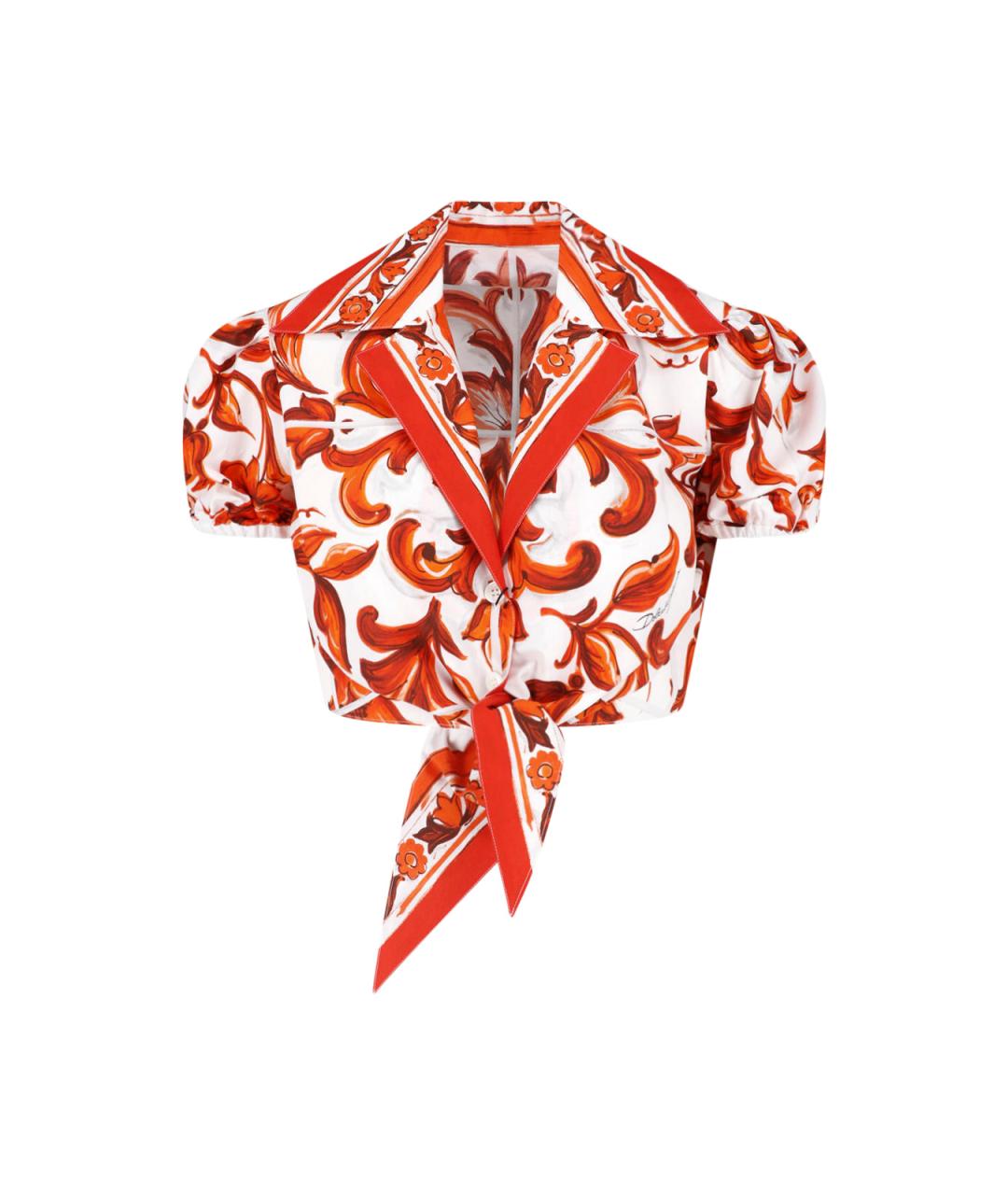 DOLCE&GABBANA Мульти хлопковая рубашка, фото 1