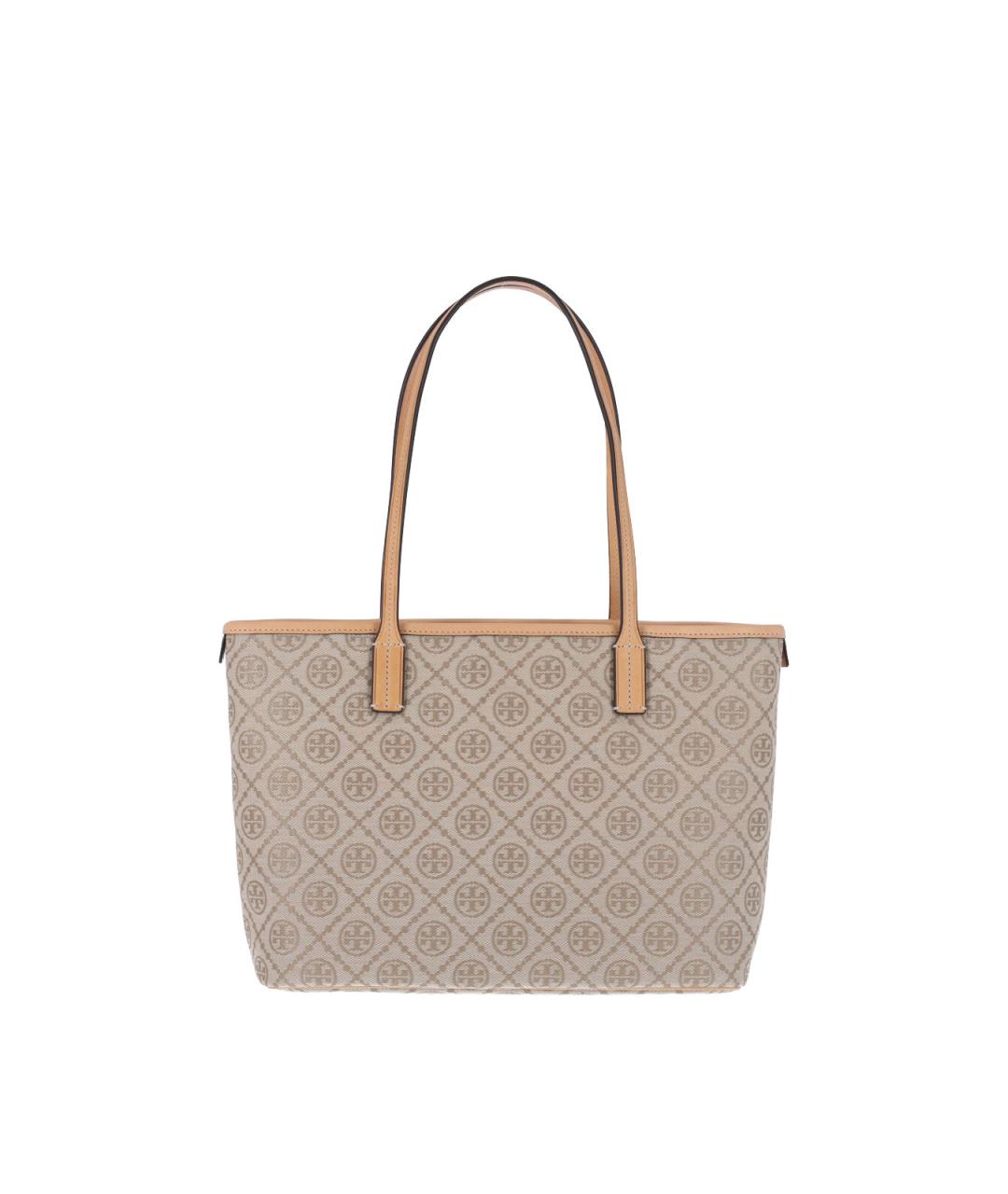 TORY BURCH Белая хлопковая сумка тоут, фото 3