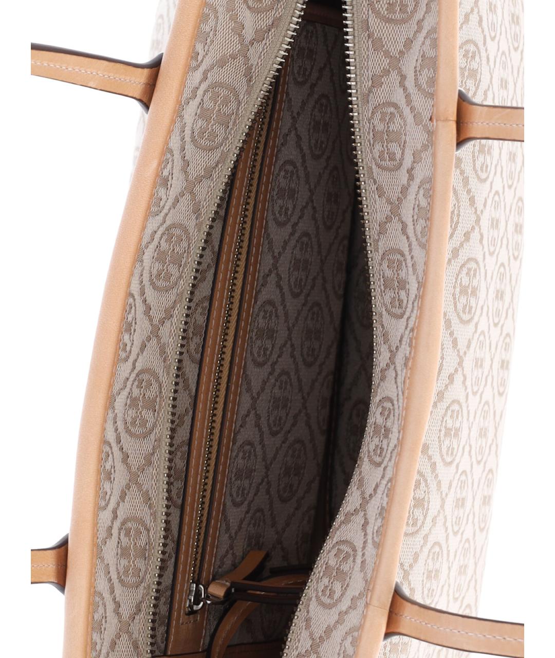 TORY BURCH Белая хлопковая сумка тоут, фото 4