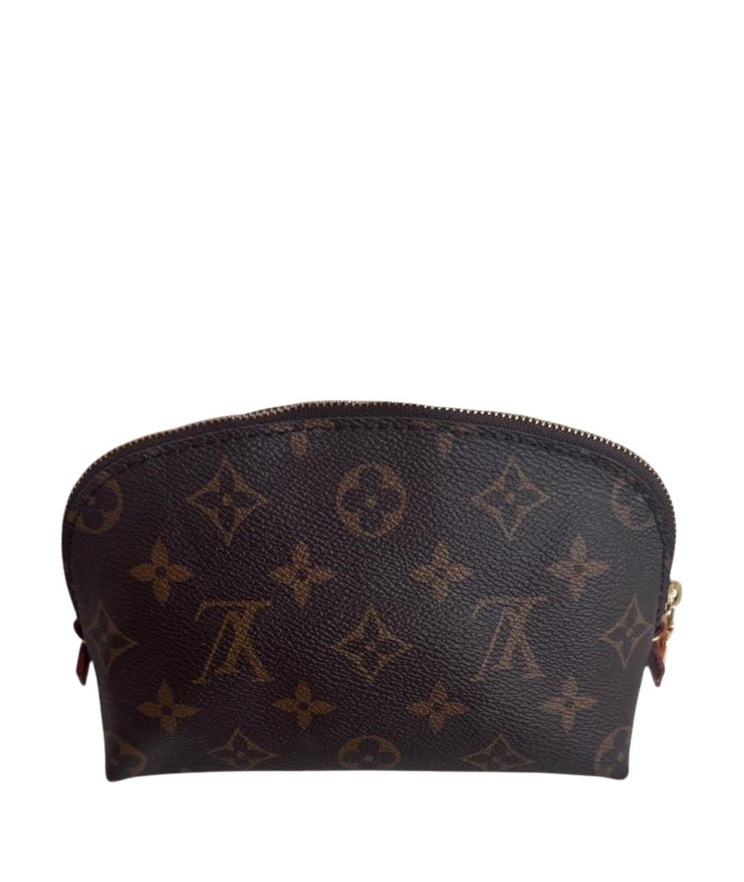 LOUIS VUITTON Коричневая косметичка, фото 1