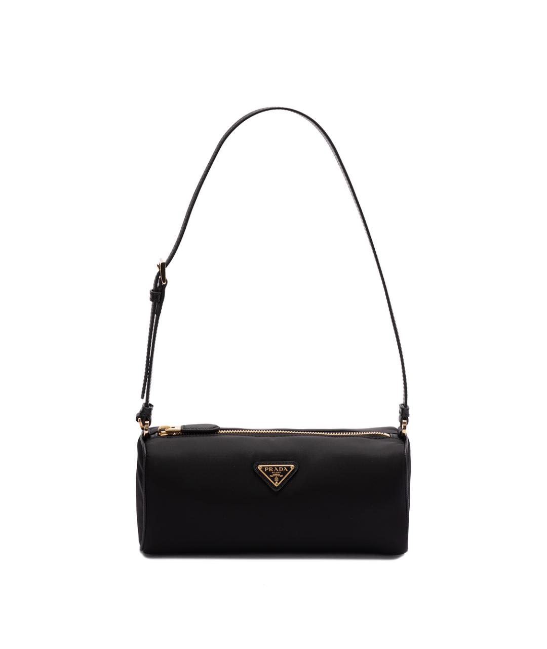 PRADA Черная тканевая сумка через плечо, фото 1