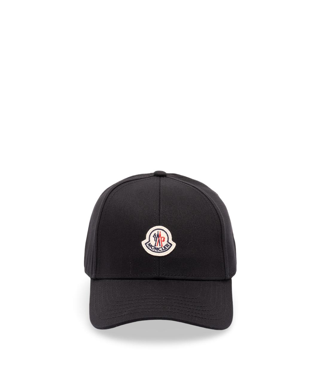 MONCLER Черная хлопковая кепка/бейсболка, фото 1