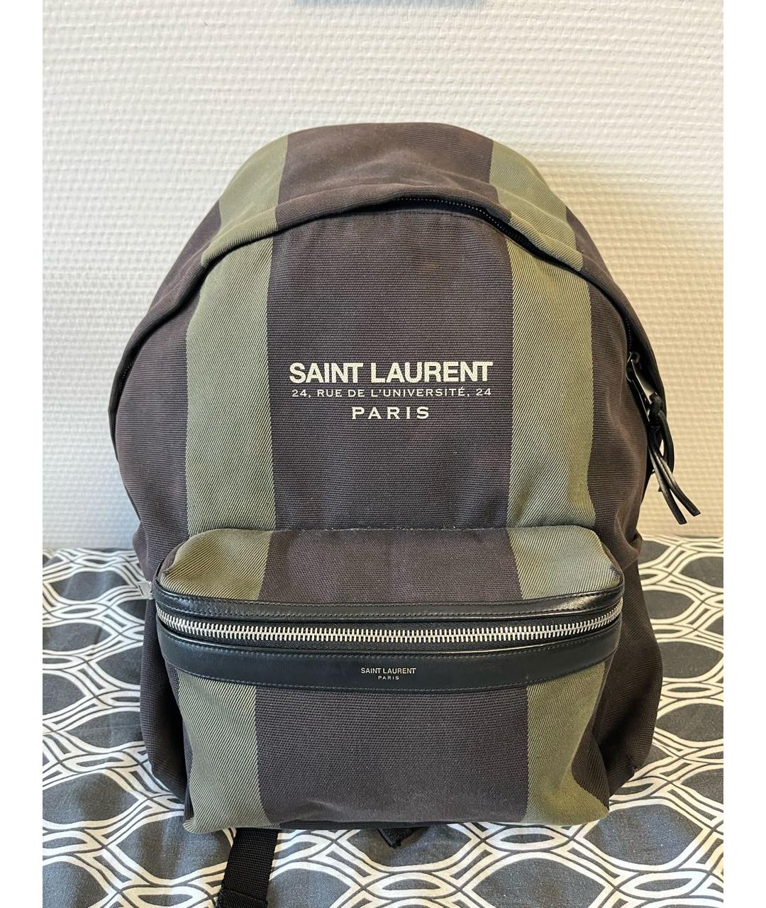 SAINT LAURENT Мульти тканевый рюкзак, фото 9