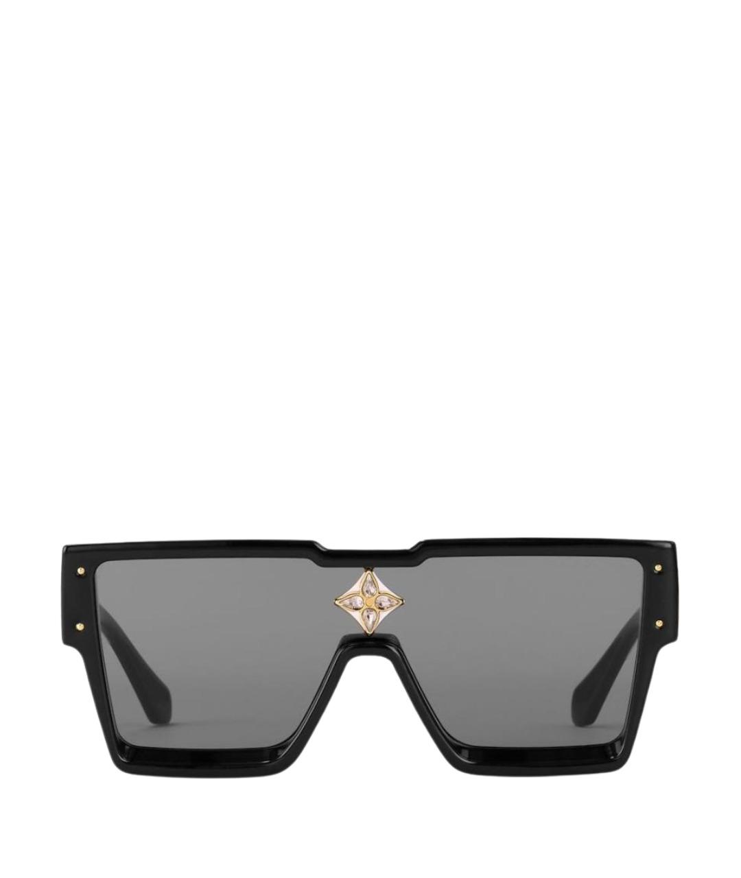 LOUIS VUITTON Черные пластиковые солнцезащитные очки, фото 1