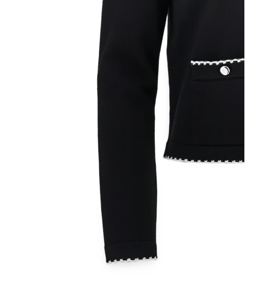 TORY BURCH Черный шерстяной кардиган, фото 2