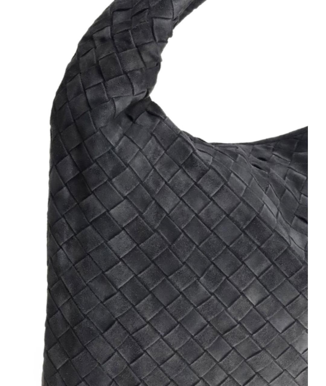 BOTTEGA VENETA Серая замшевая сумка через плечо, фото 3