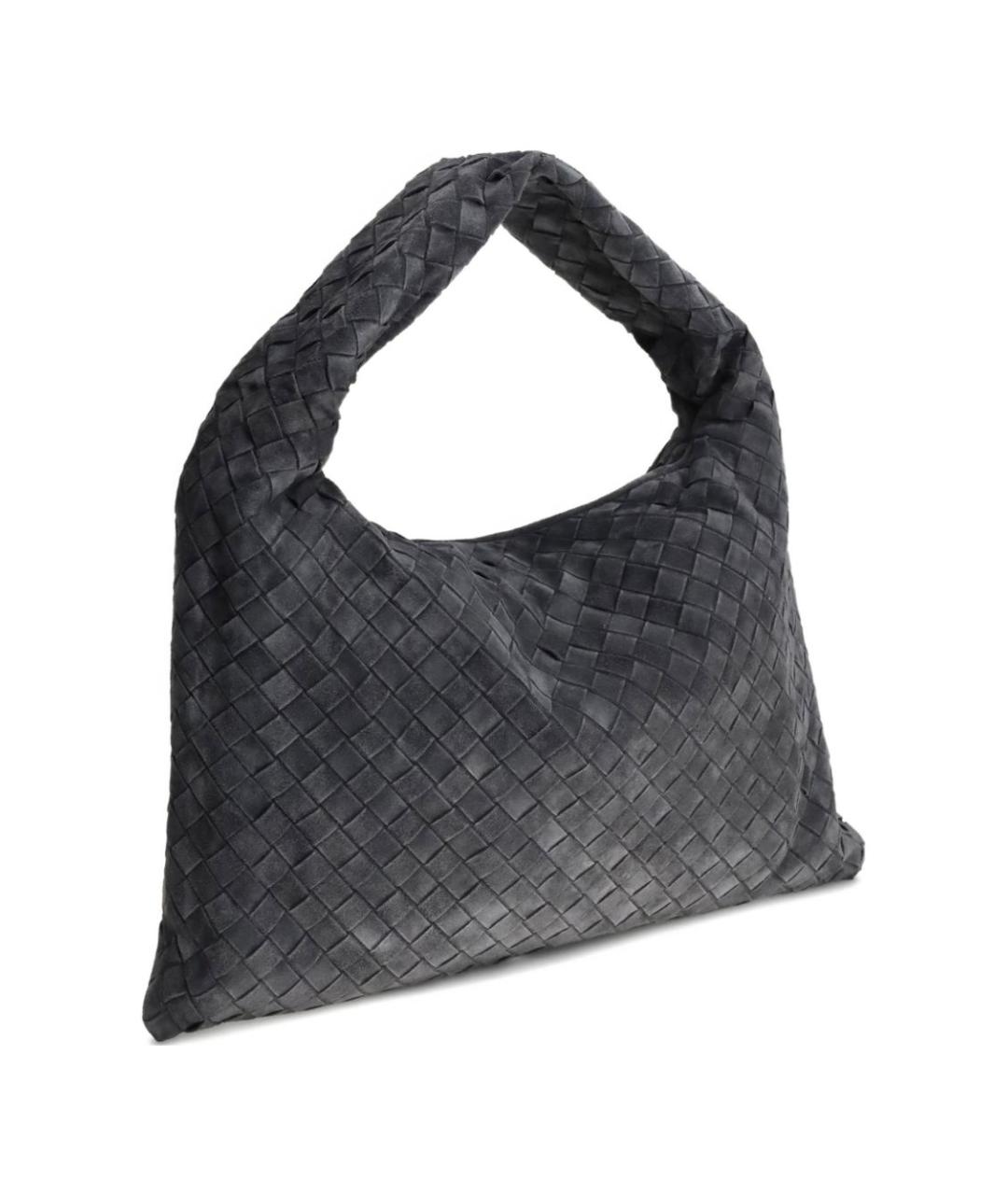 BOTTEGA VENETA Серая замшевая сумка через плечо, фото 2