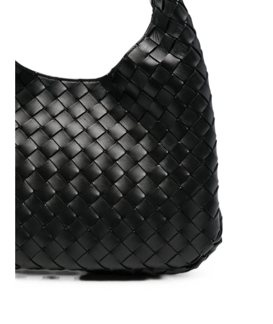 BOTTEGA VENETA Черная кожаная сумка с короткими ручками, фото 2