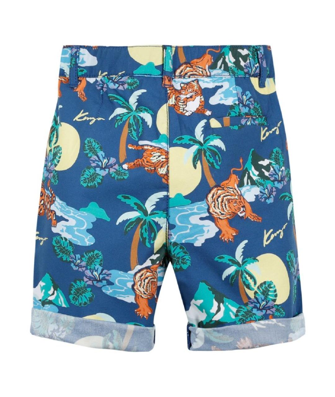 KENZO Мульти хлопковые детские шорты, фото 2