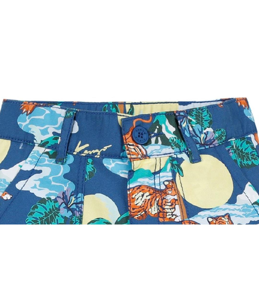 KENZO Мульти хлопковые детские шорты, фото 3