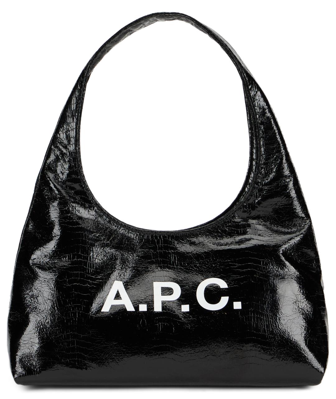 A.P.C. Черная сумка с короткими ручками, фото 1