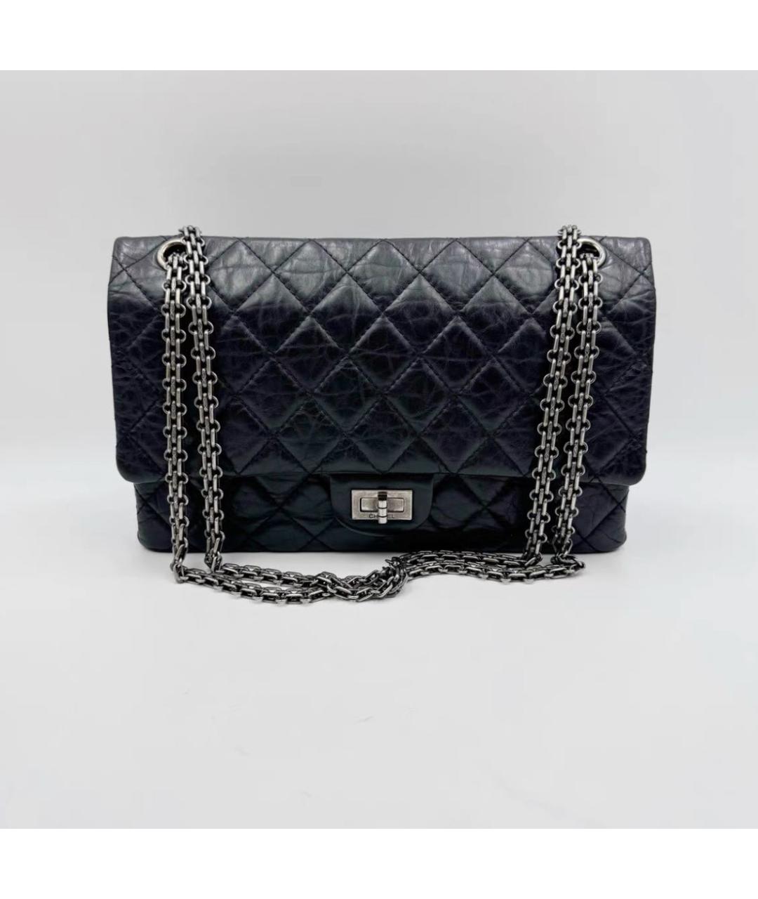 CHANEL Черная кожаная сумка через плечо, фото 6