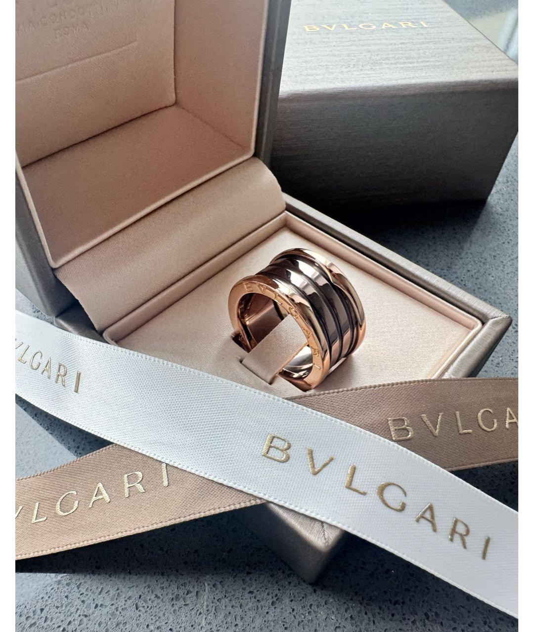 BVLGARI Золотое кольцо из розового золота, фото 3