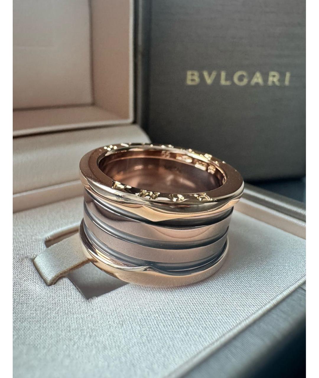 BVLGARI Золотое кольцо из розового золота, фото 2