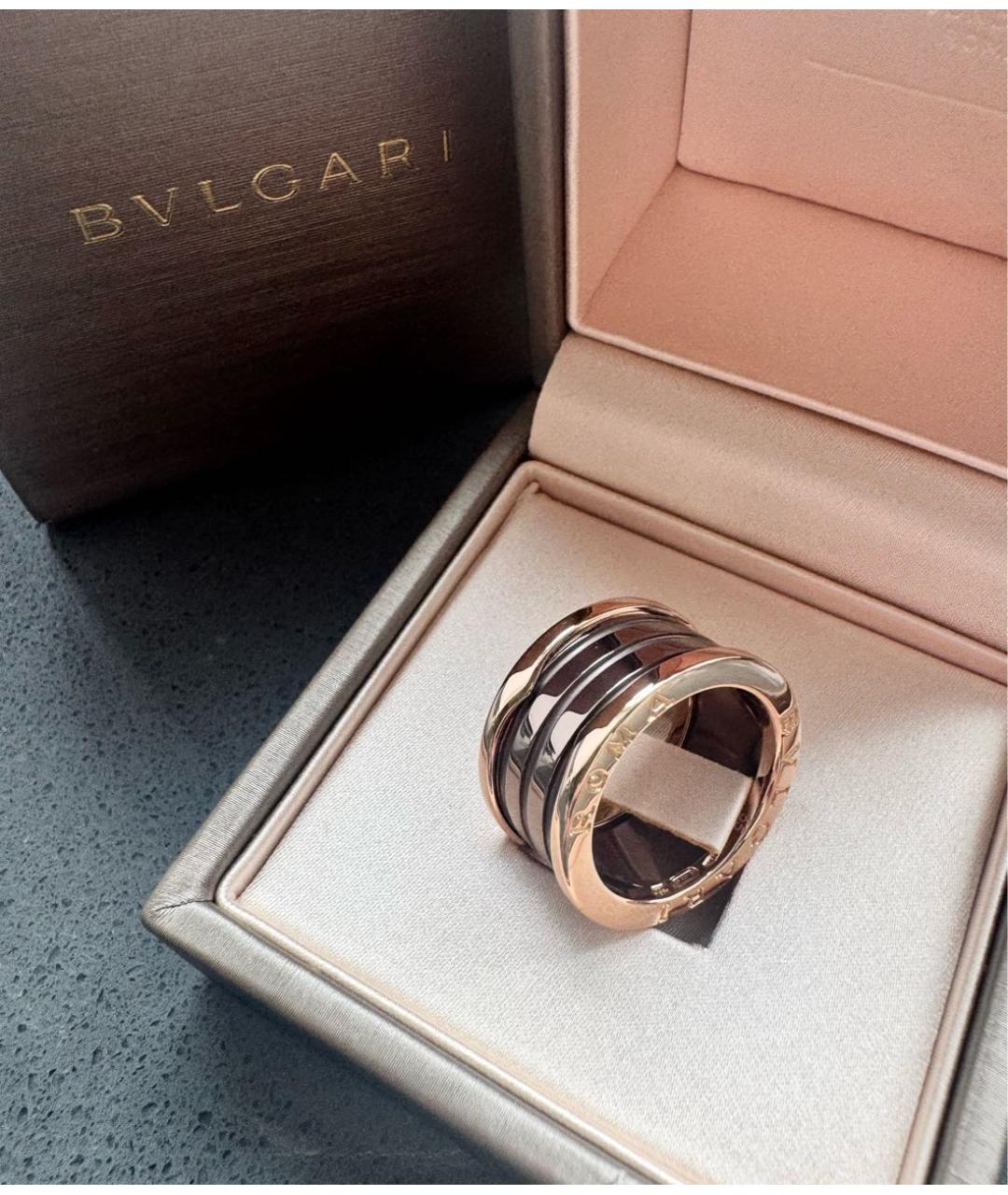 BVLGARI Золотое кольцо из розового золота, фото 7