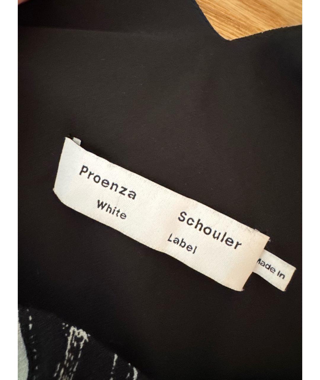 PROENZA SCHOULER Черное вискозное повседневное платье, фото 3